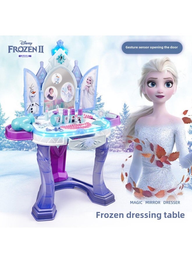 Disney Genuine Frozen Princess Aisha Children's Dresser Girl's Makeup Box Princess Playhouse Toy-Color:Ds028 Frozen Series Magic Dressing Table - pzsku/Z91C3A881768C83421FD3Z/45/_/1741676421/9d82fec7-41e1-48ee-a6cb-da9043e06d07