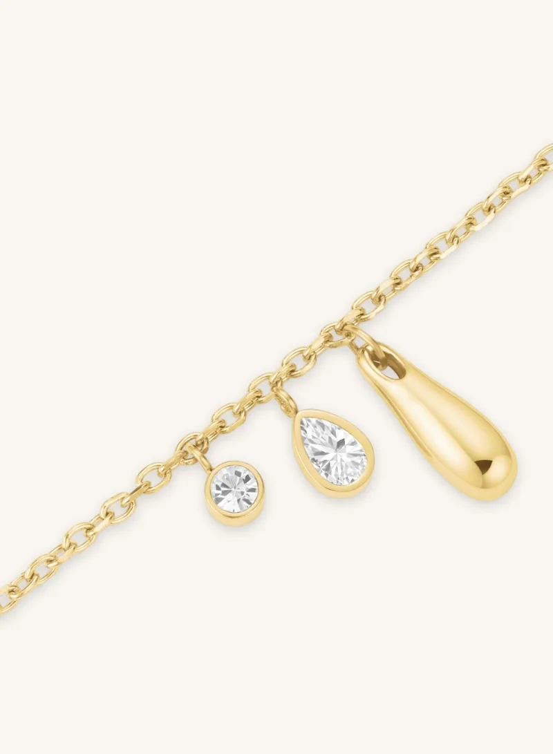 Rosefield  Charm Bracelet, Gold Plated for Women | Best Price UAE