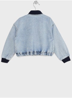 DeFacto Girl Bomber Jean Jacket  - Image 2