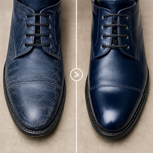 Leather Hero Eagle Shoe Shine Kit Navy Blue – 5-Piece Leather Shoe Polish & Cream Set with Brush & Cloths | Beeswax Waterproof Polish + Carnauba Wax Shoe Cream | Restore, Shine & Protect Dress Shoes & Boots - Image 4