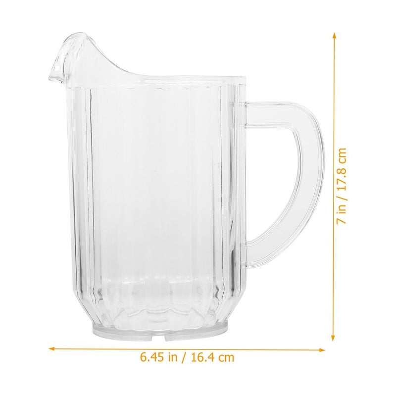 Large Capacity Plastic Water Pitcher For Fridge Kitchen With Handle For Iced Tea Beverage - Image 3