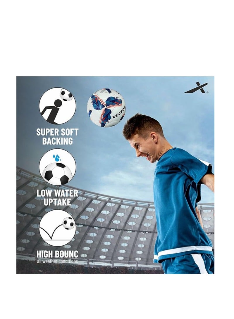 Vector X Stealth Pro Thermo Bonded PU Football (Size 5) | Moulded | Professional | Match | Training | Practice | Soccer Ball - Image 4