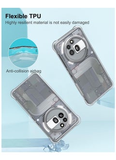 Houmt Nothing Phone 3a Pro Case Cover Soft Silicone Case with Reinforced Corner Slim Fit Shockproof Camera Protection Cover for Nothing Phone 3a Pro 6.7-inch  - Image 5