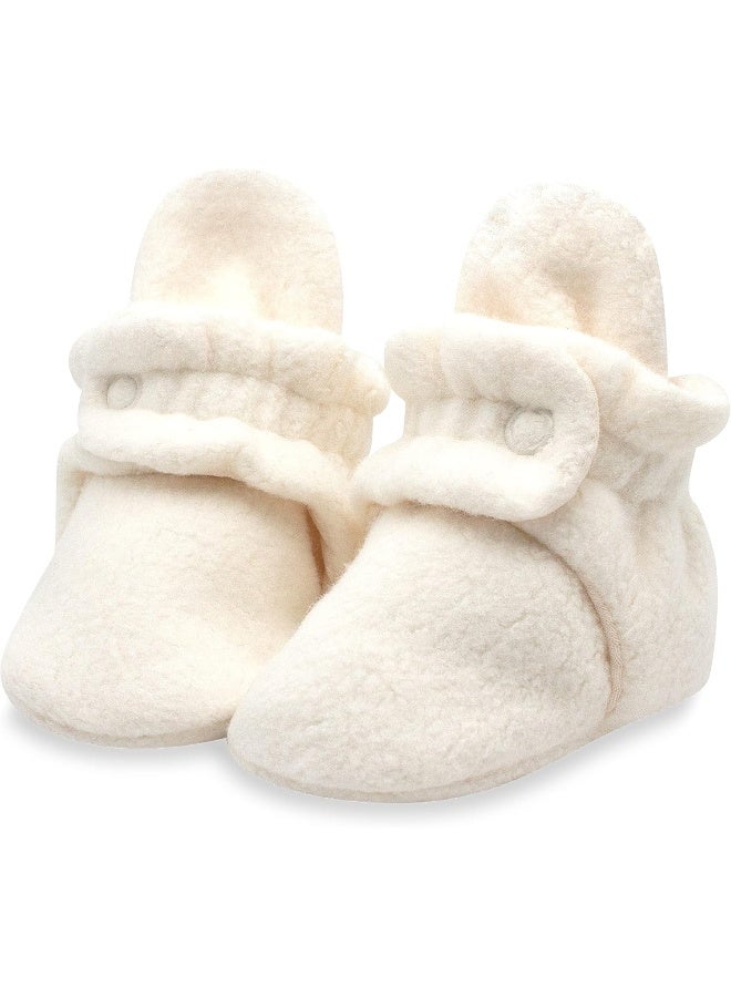 Zutano Cozie Fleece Baby Booties, Unisex, For Newborns and Infants - Image 1