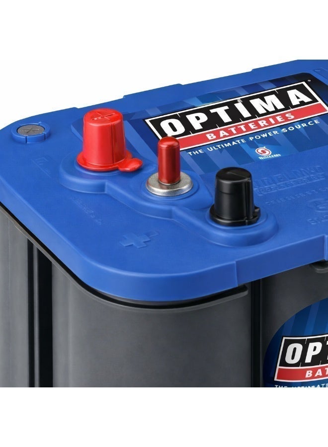 Optima Blue Top 12V 50Ah AGM Battery 8006-252 Slim 4.2 Dual Purpose CCA 815A MCA 1000A for Marine & RV - Image 5