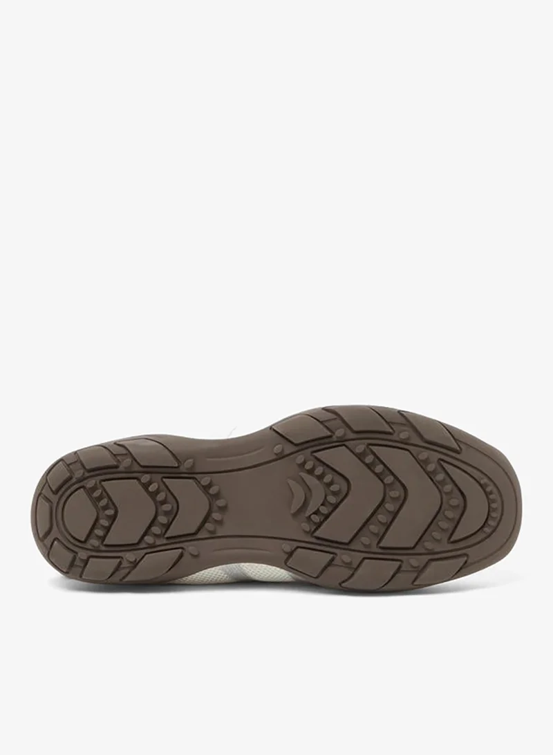 Styli  Cream Mesh Panel Velcro Detail Sneakers for Women | Best Price UAE