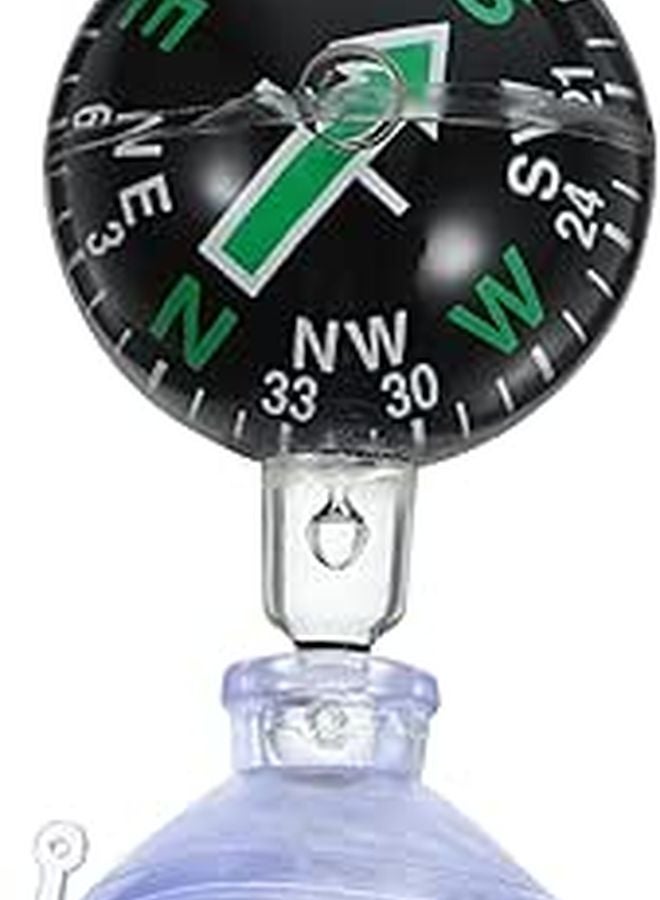 Green Automotive Compass Portable Dashboard Navigation for Car Truck SUV Boat - Image 1