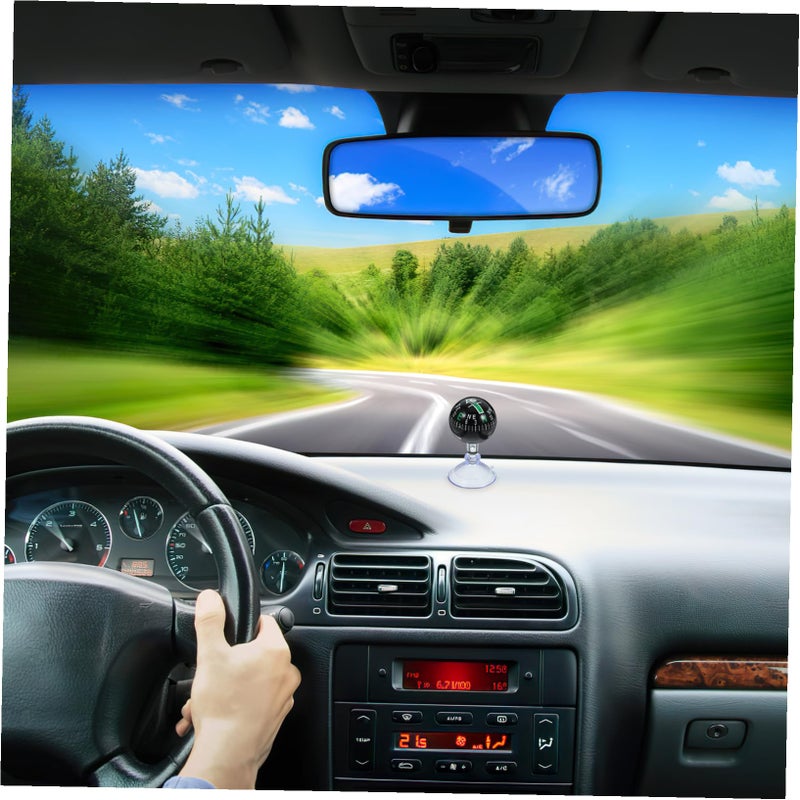 Green Automotive Compass Portable Dashboard Navigation for Car Truck SUV Boat - Image 3