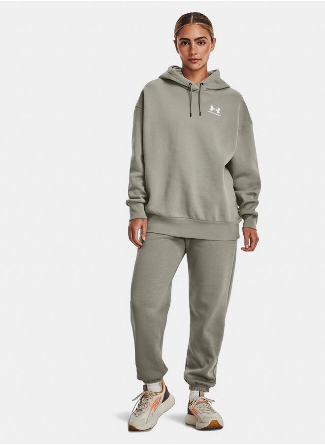 UNDER ARMOUR Essential Fleece Oversized Hoodie  - Image 3