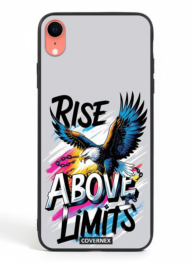 Covernex Apple iPhone XR Protective Case Cover Printed Featuring Rise Above Limits - Image 2