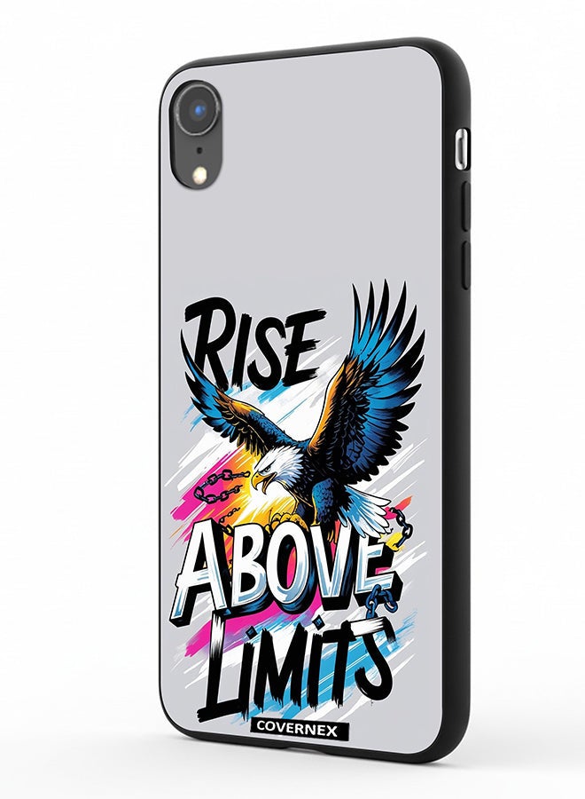 Covernex Apple iPhone XR Protective Case Cover Printed Featuring Rise Above Limits - Image 1
