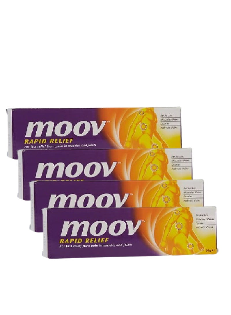 Moov Pack of 4 Instant Joint Pain Reliever Cream 50g - Image 1