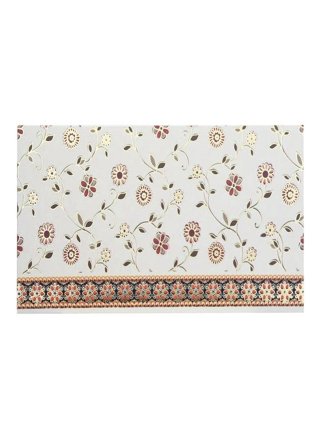 Fonsie Gold red flower cash envelopes pack of 10 for gifting money on wedding gift, baby shower gift, shagun, family gatherings with name space. - Image 1