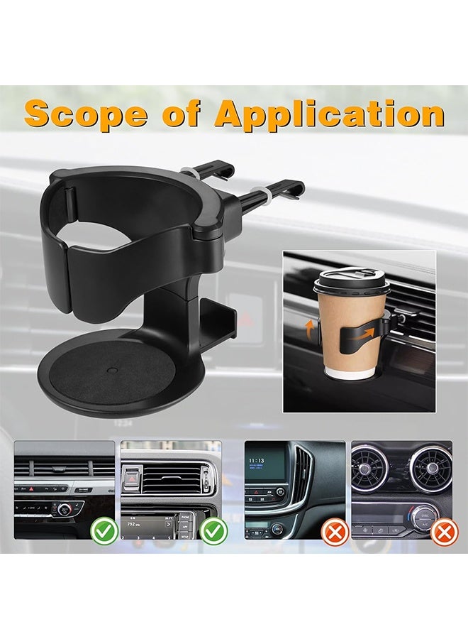 Generic 2 PCS Car Cup Holder Air Vent Outlet Drink Coffee Bottle Holder Stand Car Universal Accessories  - Image 2