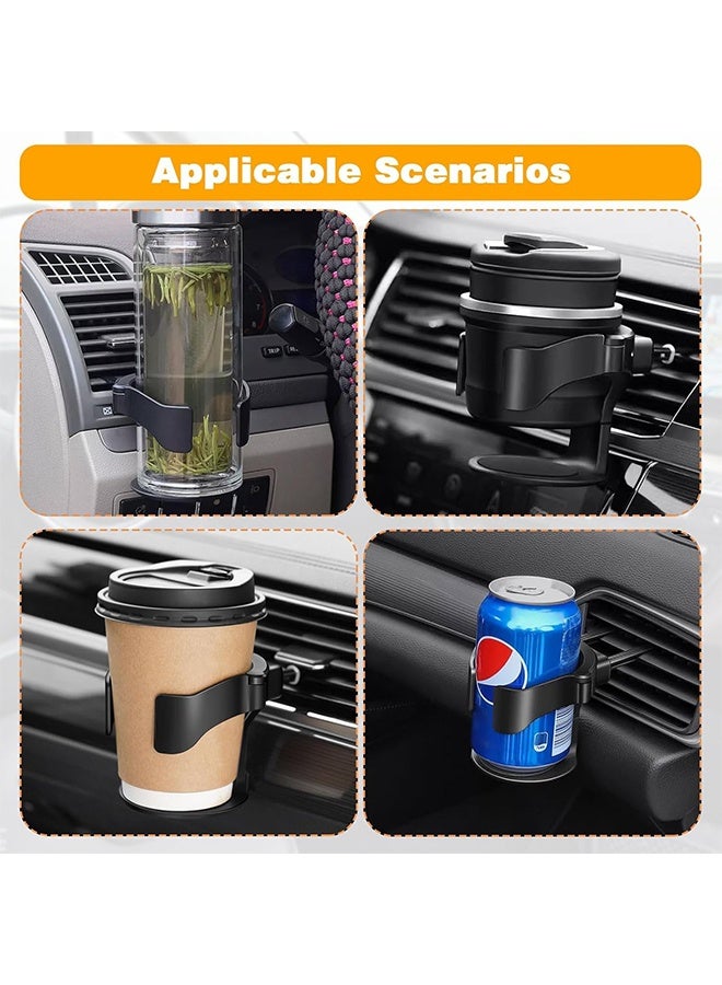 Generic 2 PCS Car Cup Holder Air Vent Outlet Drink Coffee Bottle Holder Stand Car Universal Accessories  - Image 5