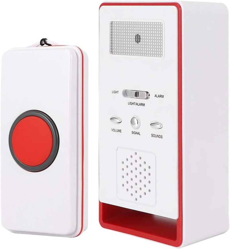 klarako Wireless Call Bell, Remote Wireless Caregiver, Pager Kit Intercom Call Button for Pregnant Elderly Patients Disabled - Image 1