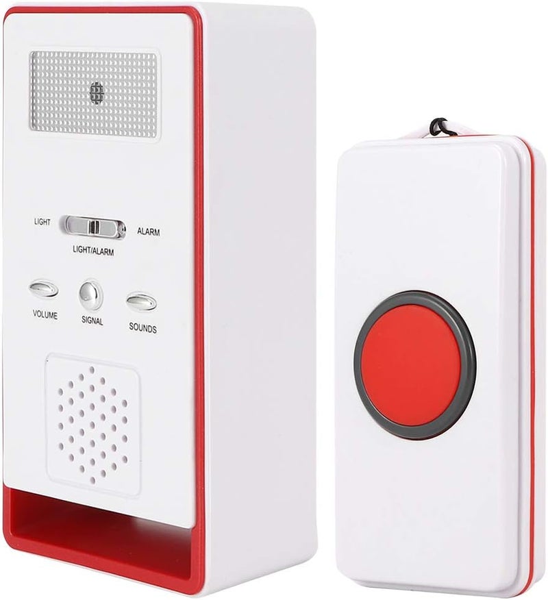 klarako Wireless Call Bell, Remote Wireless Caregiver, Pager Kit Intercom Call Button for Pregnant Elderly Patients Disabled - Image 3
