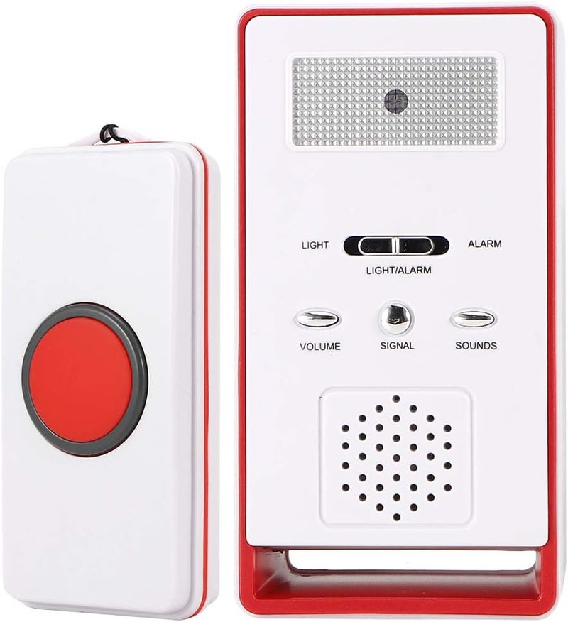 klarako Wireless Call Bell, Remote Wireless Caregiver, Pager Kit Intercom Call Button for Pregnant Elderly Patients Disabled - Image 4