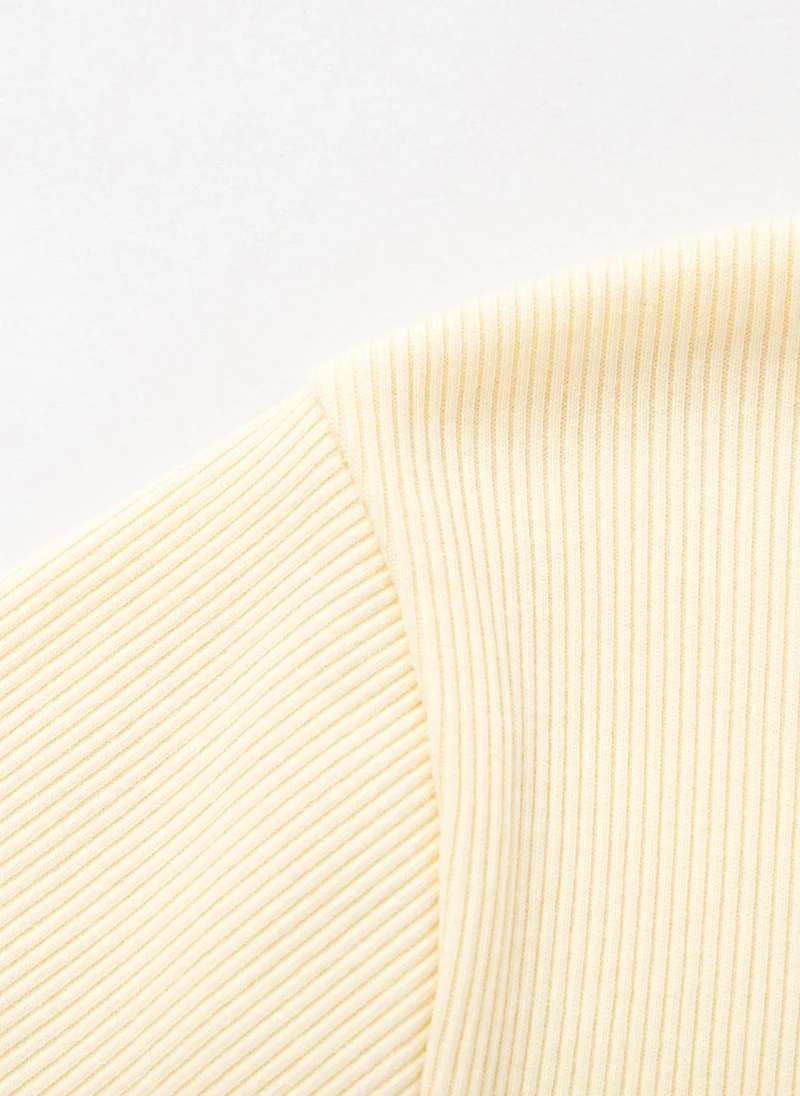 Balabala Yellow Kids Girls Round v-neck short-sleeved T-shirt for Women | Best Price UAE