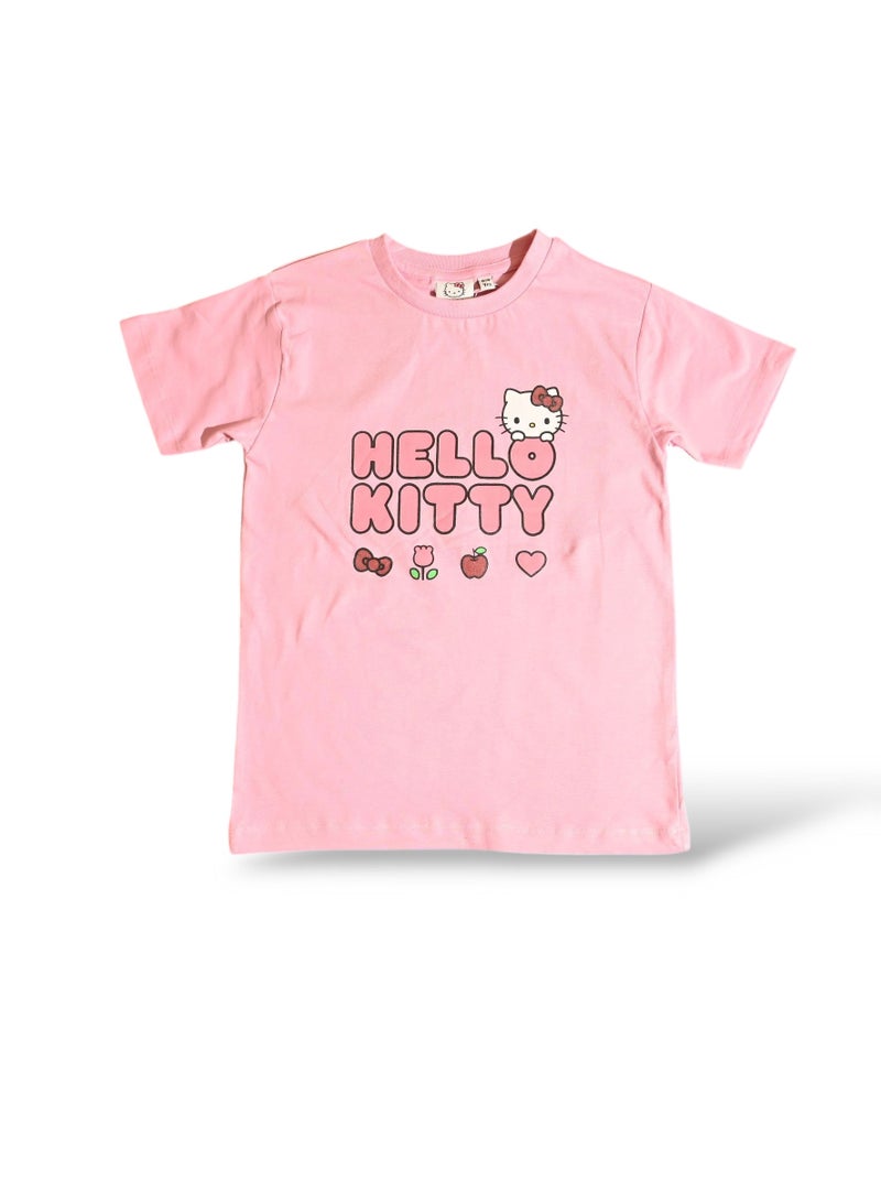 Hello Kitty HELLO KITTY GIRL SHORTSLEEVE PAJAMA SETS  - Image 2