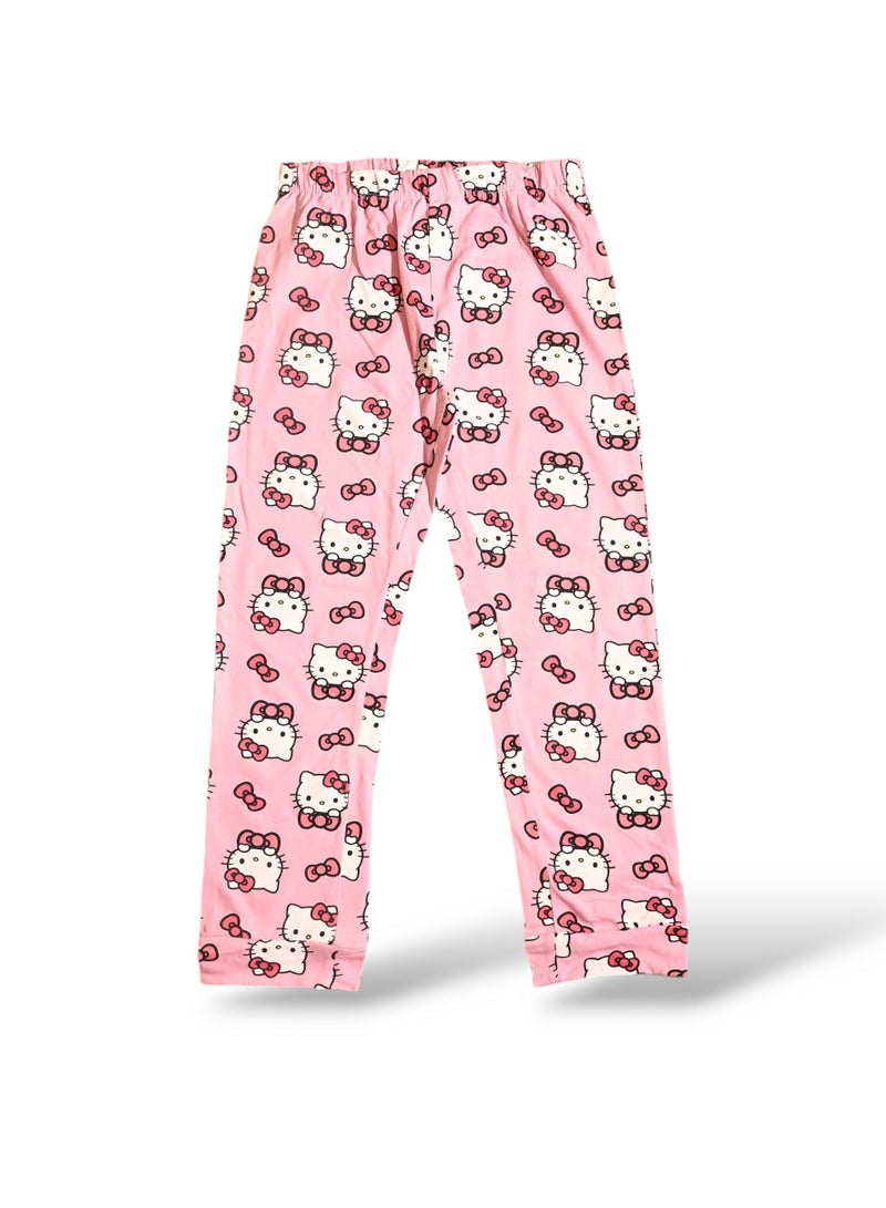 Hello Kitty HELLO KITTY GIRL SHORTSLEEVE PAJAMA SETS  - Image 3
