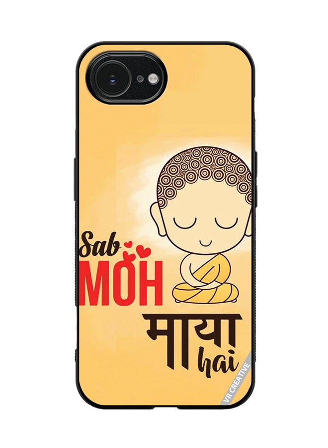 VR CREATIVE Protective Case Cover For Apple iPhone 16e Sab Moh Maya Hai Design Multicolour