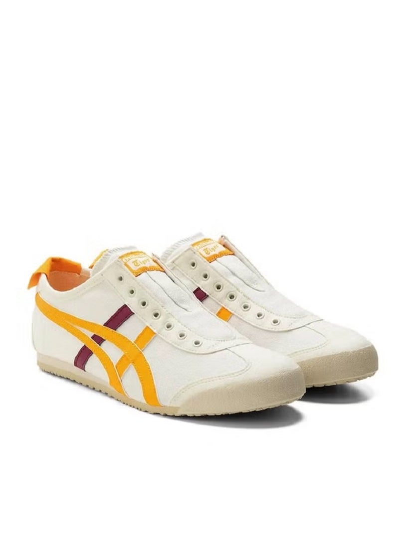 Onitsuka Tiger MEXICO 66 Slip-On Canvas Casual Shoes White/Yellow/Red  - Image 2