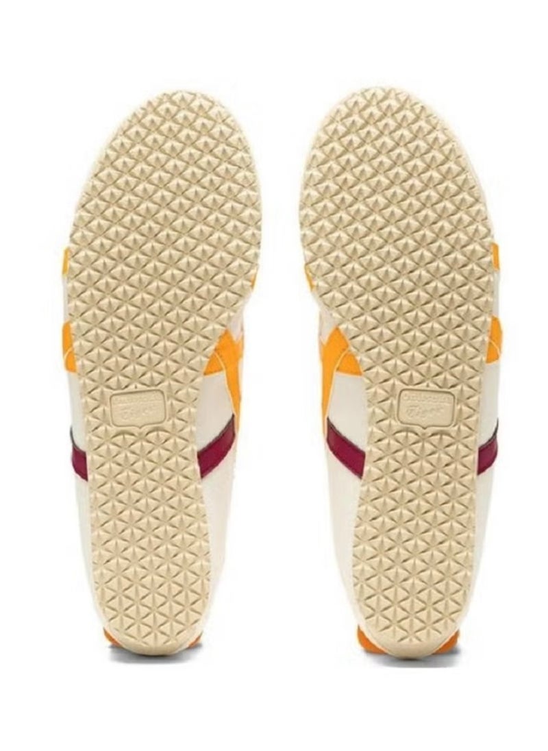 Onitsuka Tiger MEXICO 66 Slip-On Canvas Casual Shoes White/Yellow/Red  - Image 4