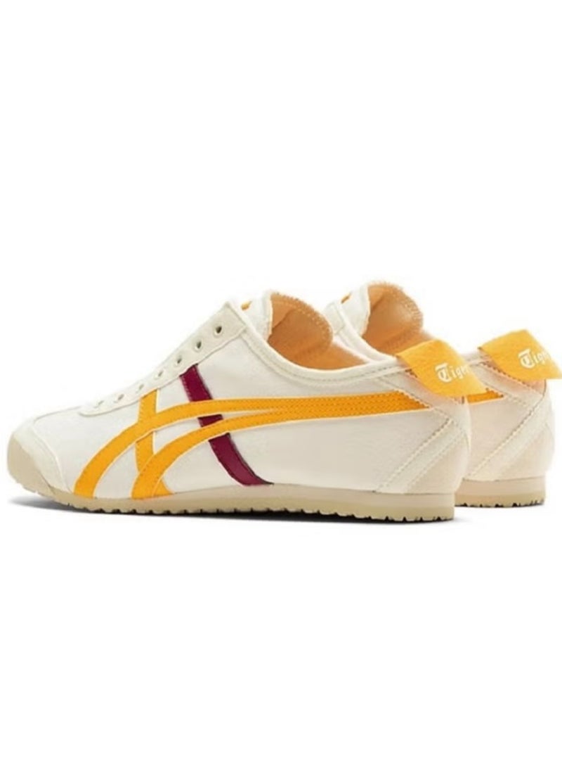 Onitsuka Tiger MEXICO 66 Slip-On Canvas Casual Shoes White/Yellow/Red  - Image 3