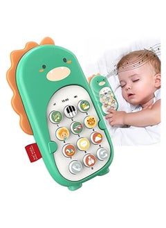 نيبمينينت Children's Dinosaur Phone Toy Vibrate And Dance Baby Simulation Musical Toys Educational Story Machine for Toddlers  - Image 1