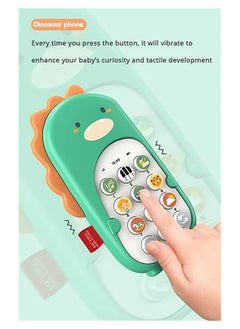 نيبمينينت Children's Dinosaur Phone Toy Vibrate And Dance Baby Simulation Musical Toys Educational Story Machine for Toddlers  - Image 3