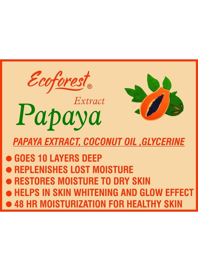 ECOFOREST Intensive care Advanced and Deep Moisture Nourishing Papaya Body Lotion | 600 ML - Image 4