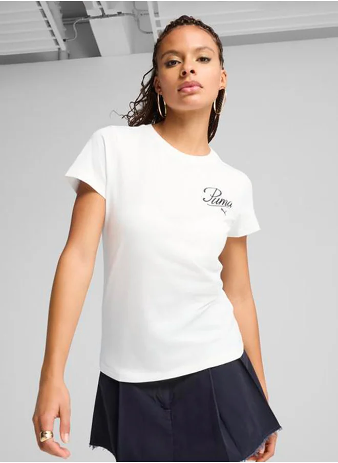 PUMA Essential Logo Script T-Shirt