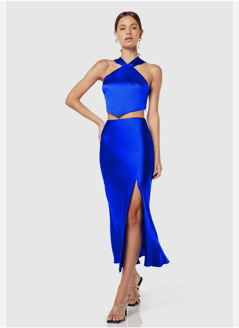 ELLIATT Halter Neck Cut Out Dress