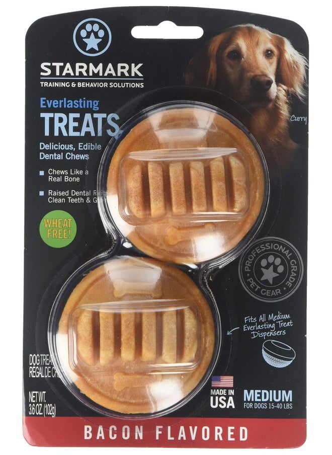 StarMark Starmark Everlasting Dental Chew, Bacon Flavored, Medium, 8 Count  - Image 1