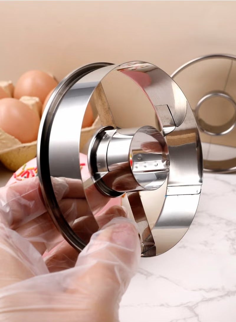 Beauenty Stainless Steel Donut Mold, Non stick Reusable Donut Mold for Home, Kitchen, Restaurant - Image 2