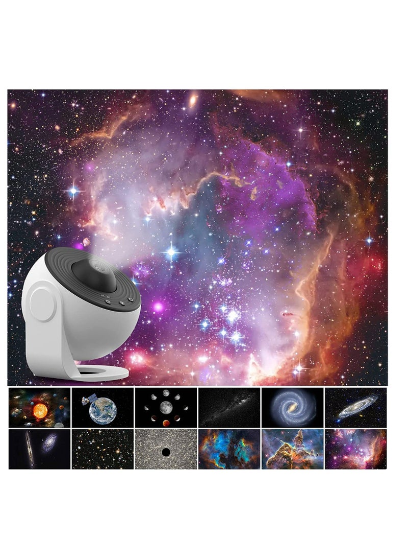McDou - 12-in-1 HD globe Milky Way starry sky projection lamp full of stars creative bedroom atmosphere light - Image 1