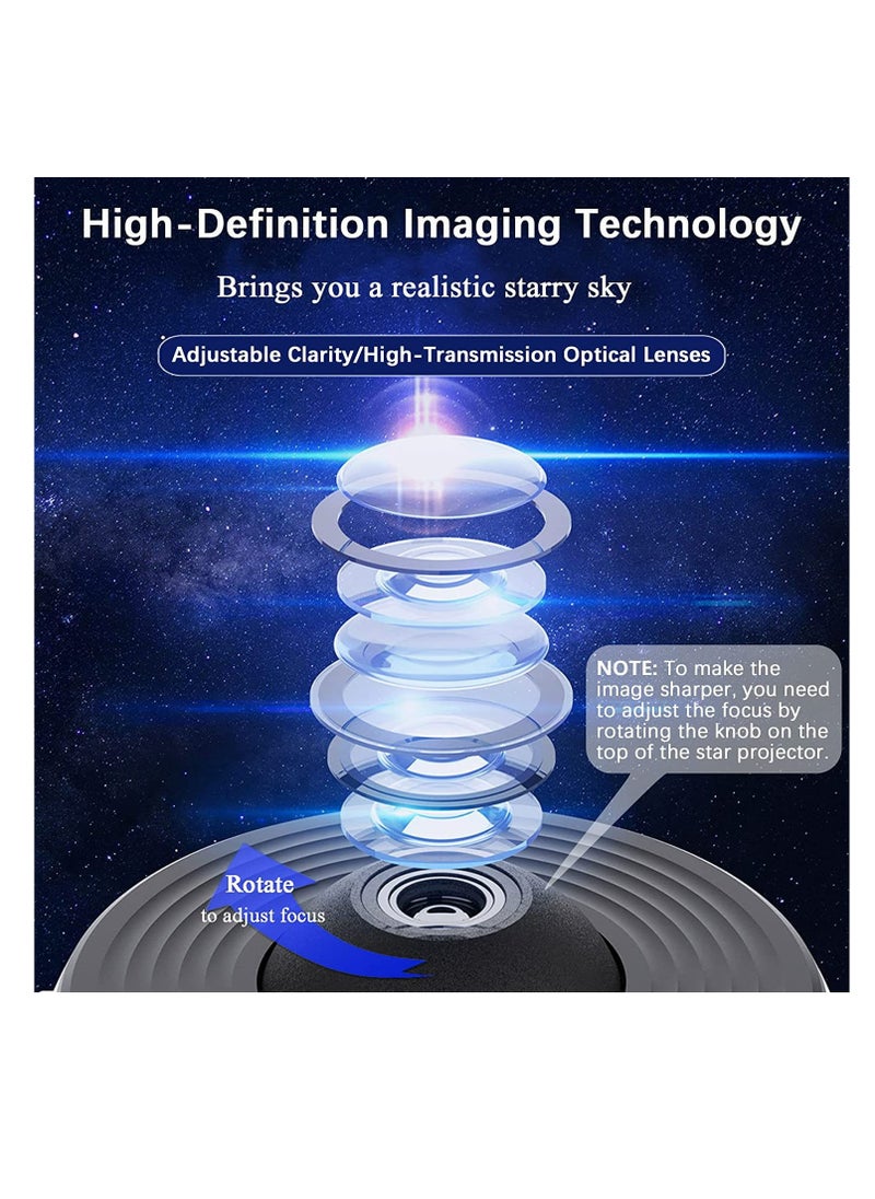 McDou - 12-in-1 HD globe Milky Way starry sky projection lamp full of stars creative bedroom atmosphere light - Image 1