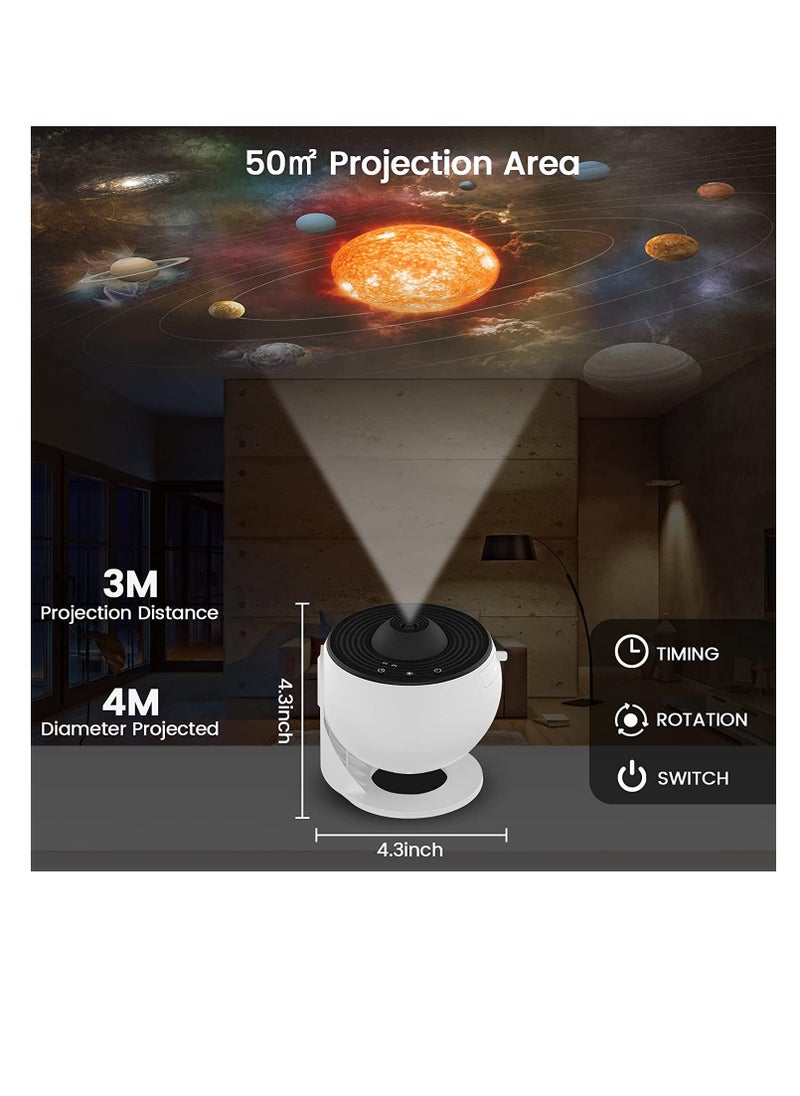 McDou 12-in-1 HD globe Milky Way starry sky projection lamp full of stars creative bedroom atmosphere light  - Image 5