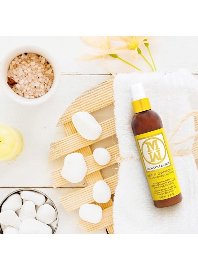 OMM Collection Natural Lightweight Leave In Conditioner-Moisturizing Detangler Spray For Frizzy & Curly Hair - Color Safe Cream Conditioner, For Dry Damaged & Over Processed Hair - Image 3