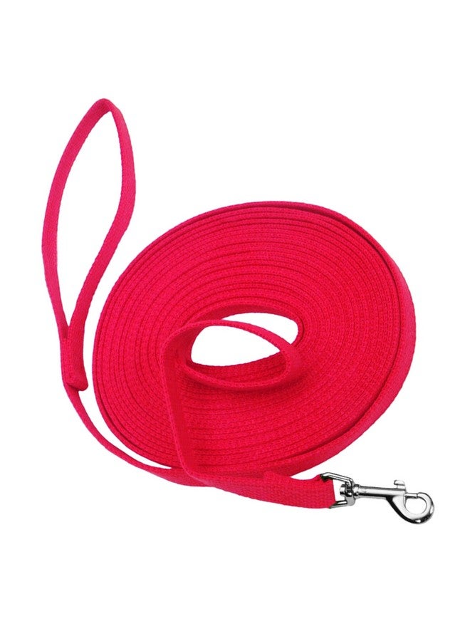Coastal - Train Right - Cotton Web Dog Training Leash, Red, 5/8" x 15' - Image 1