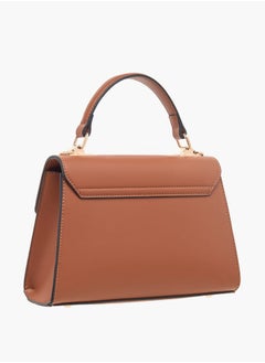 Le Confort Logo Embossed Satchel Bag with Adjustable Strap  - Image 3