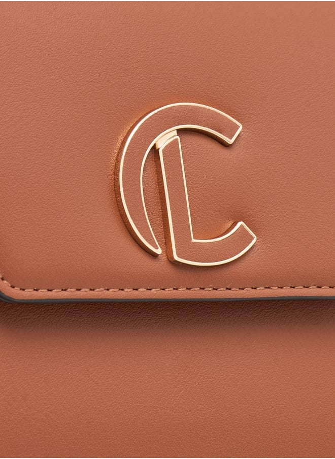 Le Confort - Logo Embossed Satchel Bag with Adjustable Strap - Image 1