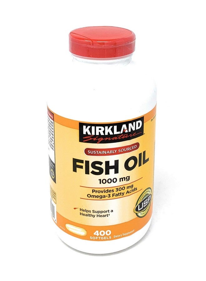 Kirkland Signature Fish Oil Concentrate With Omega3 Fatty Acids 800 Softgels 1000Mg  - Image 1
