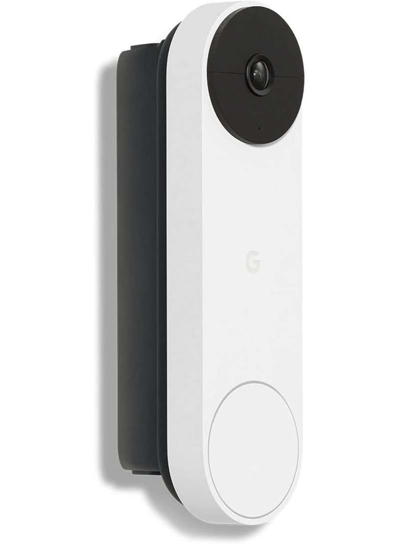 Google Nest Doorbell (Battery) - Wireless Video Doorbell - Smart WiFi Doorbell Camera, Snow - Image 4