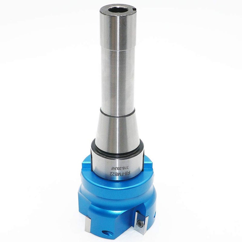 LingGan 2.5 Inch Face Milling Cutter Aluminum 400R 63MM CNC End Milling Cutter Holder + R8-FMB22 Shank Face Shell Mill Arbor + 4pcs APKT1604 Carbide Inserts + 8mm Hexagon Wrench + T15 Wrench CNC Machine Tools - Image 5