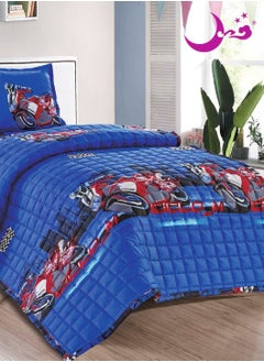 Moon 3 Piece Summer Childrens Quilt Set Microfiber 210x160 cm  - Image 3