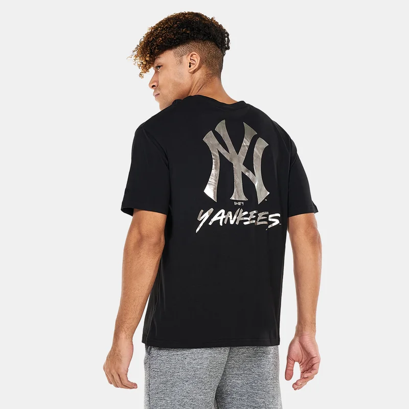 NEW ERA Men's New York Yankees MLB Metallic T-Shirt