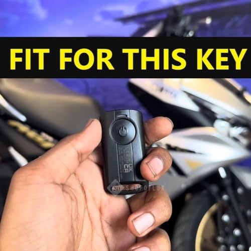 SHOPOFLUX Leather Key Cover Compatible with Yamaha Aerox (Leather Pink) - Image 2