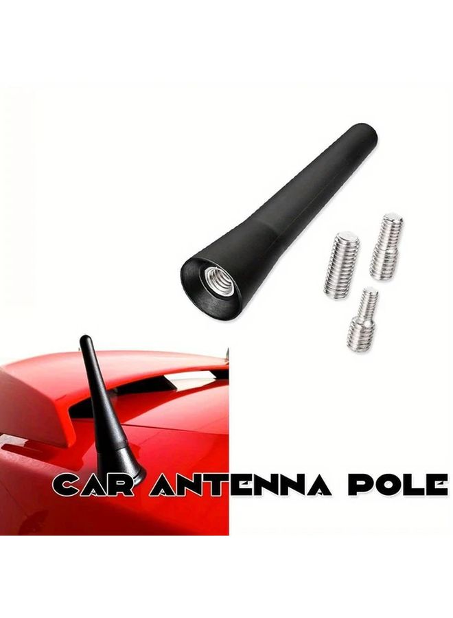 Universal Car Radio Antenna 6 5cm Black Short Roof Mount FM AM DAB - Image 5